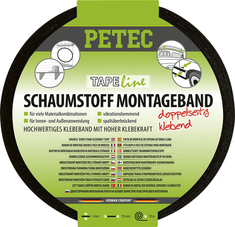 Schaumstoff-Montageband PETEC